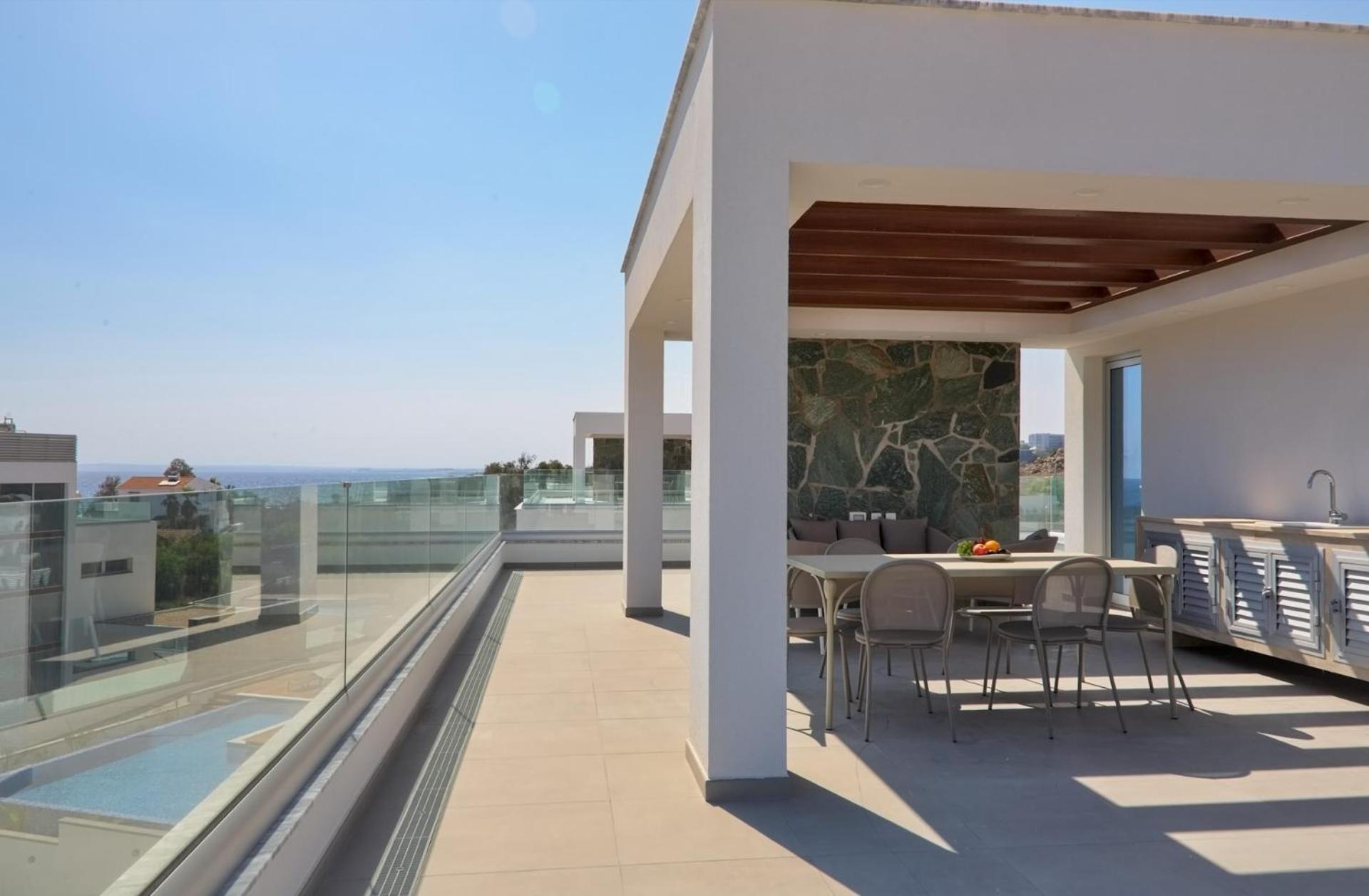 Beachfront Luxury Villa Idania Ayia Napa Exterior photo